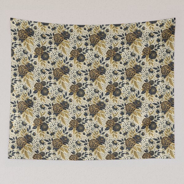 Item preview, Elegant and classy animal pattern with flowers for autumn designed and sold by Merrylands Artshop.