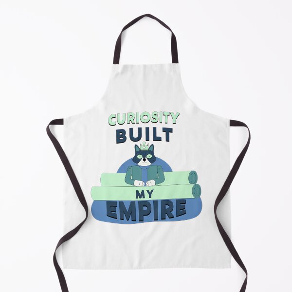 Item preview, Curiosity Built My Empire  Royal Cat Quote designed and sold by MeowtivationP.