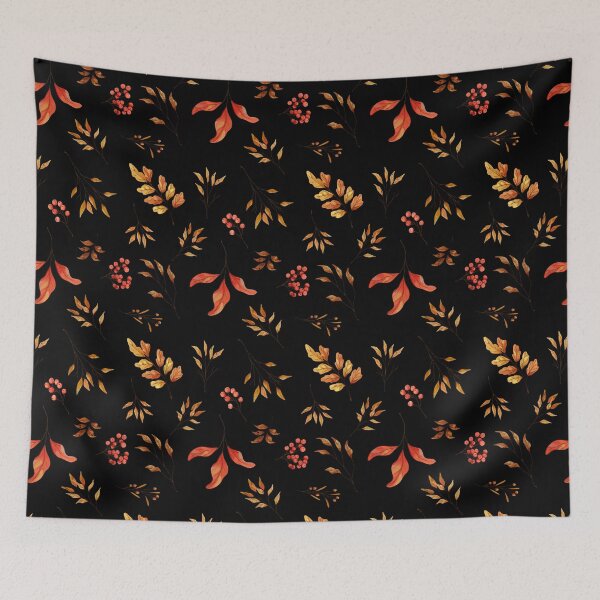 Item preview, Cozy Autumn Leaves Pattern Fall Foliage Aesthetic Graphic Socks designed and sold by FestivityFinds.
