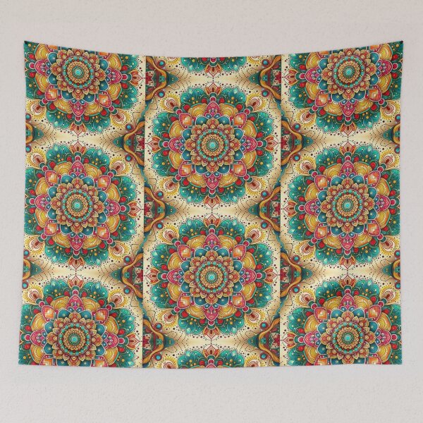 Item preview, Beautiful Rangoli Mandala designed and sold by Mywaymylife.