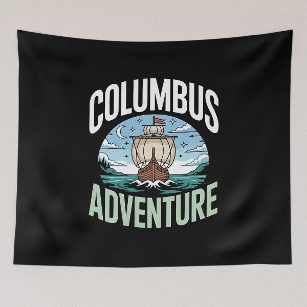 Item preview, Columbus Day America 1492 USA Discovery Christopher Columbus designed and sold by BakeryDozen.