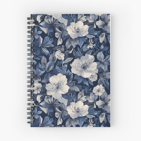 Item preview, Navy Floral Art designed and sold by CoolPixels.