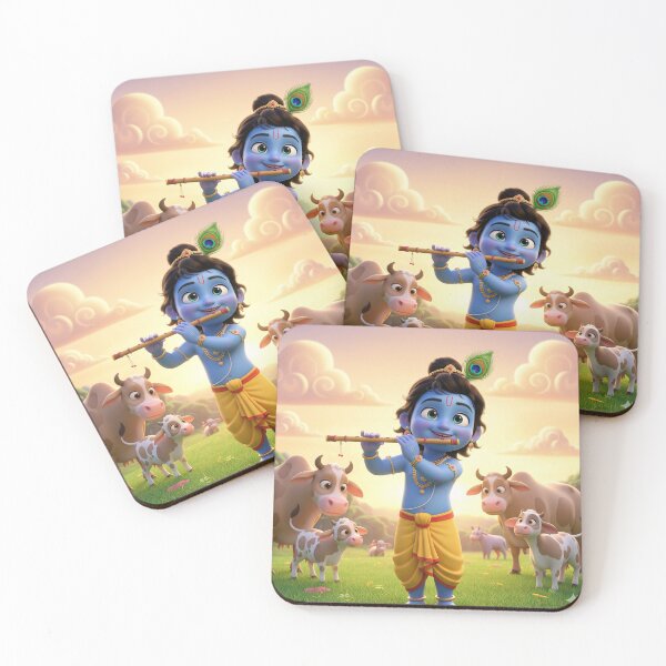 Item preview, Shree Krishna inspired digital image designed and sold by sanyashr7.