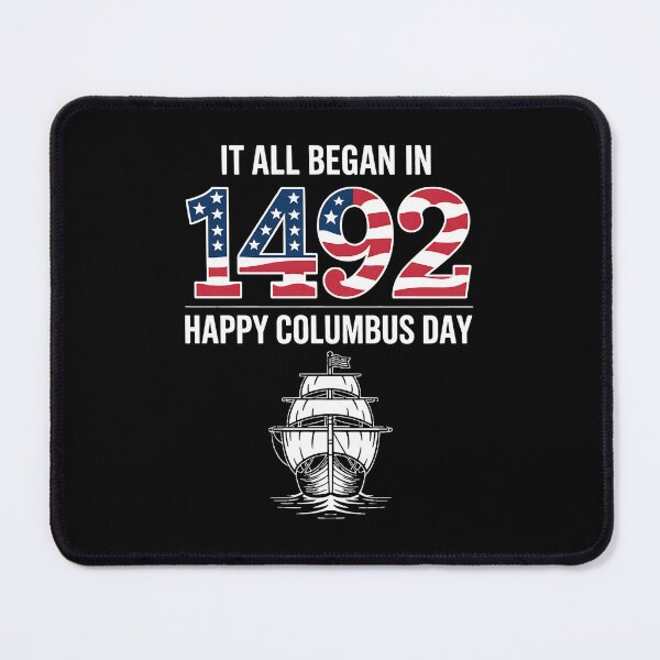 Item preview, Columbus Day Christopher Columbus American Italian designed and sold by BakeryDozen.