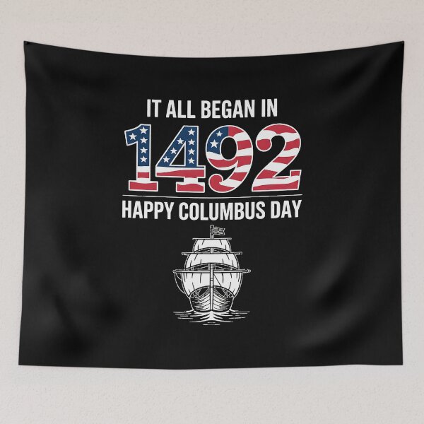 Item preview, Columbus Day Christopher Columbus American Italian designed and sold by BakeryDozen.