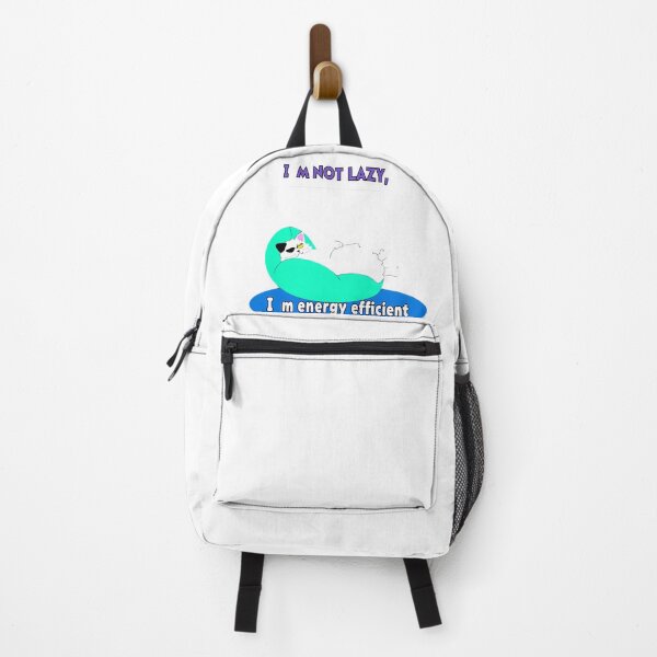 Item preview, Im Not Lazy Im Energy Efficient  Funny Cat Quote designed and sold by MeowtivationP.
