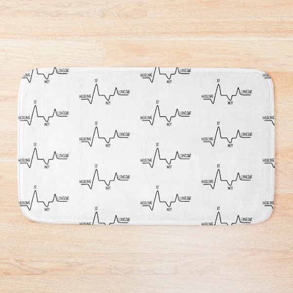 Item preview, Healing Is Not Linear - Mental Health Aesthetic Sticker designed and sold by Doctor Michaela.
