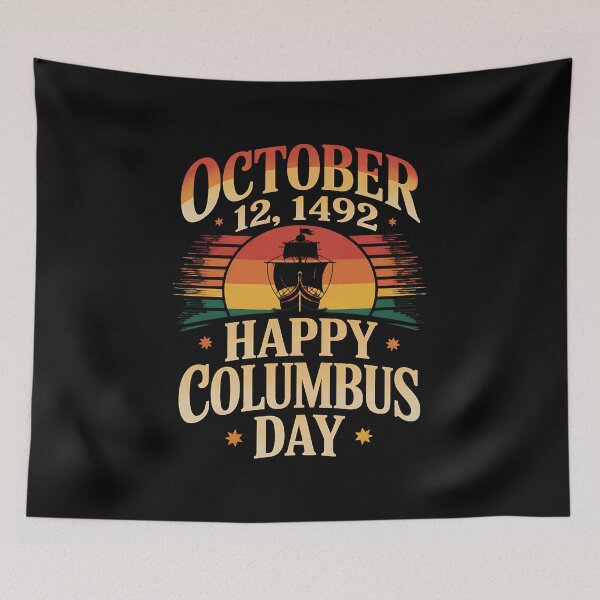 Item preview, Columbus Day Christopher Columbus Italian American designed and sold by BakeryDozen.
