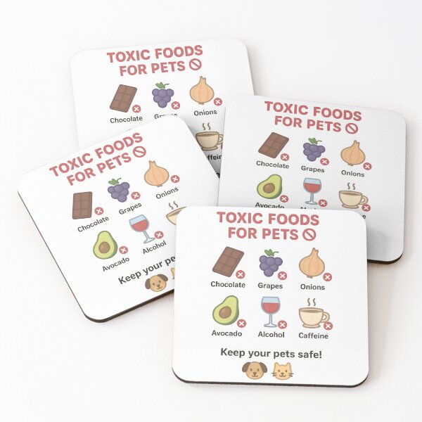 Item preview, Toxic Foods for Pets. Educational Vet Design for Dog & Cat Owners designed and sold by Bettybee00.