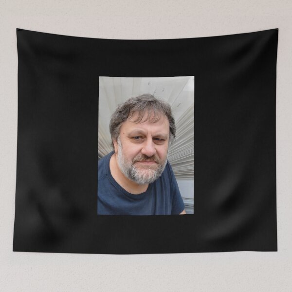 Item preview, Slavoj Žižek | Philosophy Meme Aesthetic Portrait Design designed and sold by MichaelLovell92.