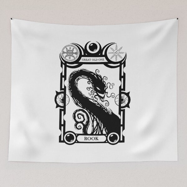 Item preview, Great Old One Rook (Black And White) designed and sold by AmericaKub.