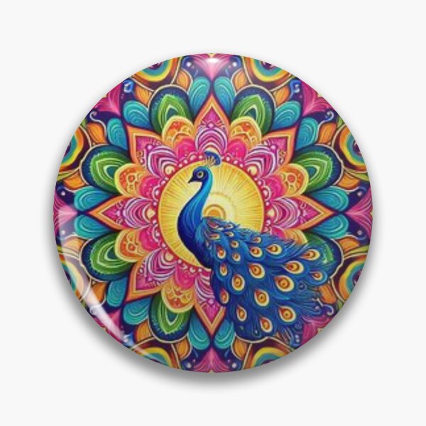 Item preview, Rangoli Peacock  designed and sold by Mywaymylife.