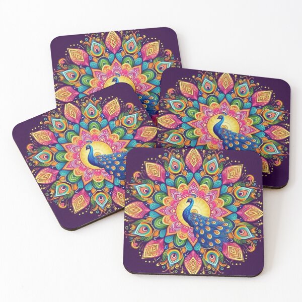 Item preview, Rangoli Peacock  designed and sold by Mywaymylife.