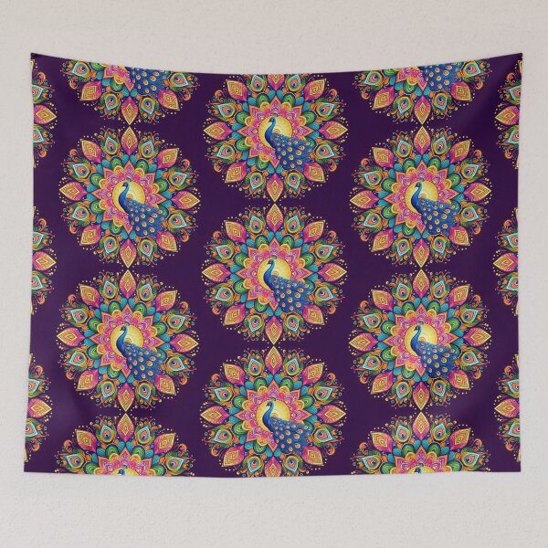 Item preview, Rangoli Peacock  designed and sold by Mywaymylife.