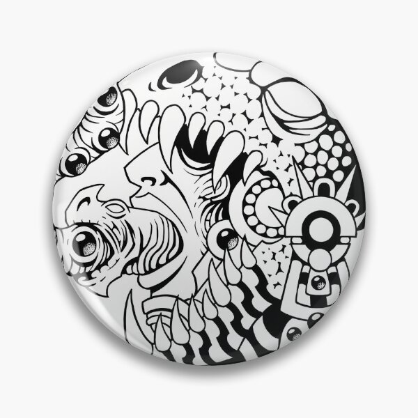 Item preview, St. Tezcatlipoca (Black And White) designed and sold by AmericaKub.
