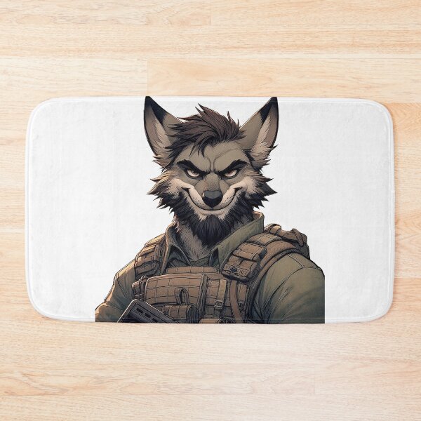 Item preview, Smug Wolf Mercenary designed and sold by nikkolaus.