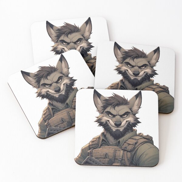 Item preview, Smug Wolf Mercenary designed and sold by nikkolaus.