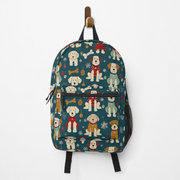 Item preview, Dogs in Sweaters, Retro Canvas Texture Style Pattern. designed and sold by Piotrek0001.