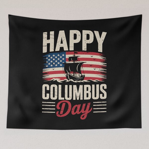 Item preview, Columbus Day Happy Columbus Day - Christopher Columbus Italian designed and sold by BakeryDozen.