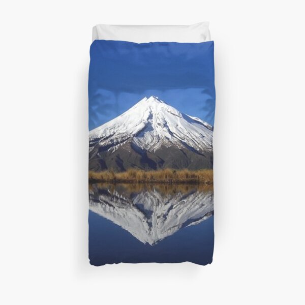 Mount Taranaki Duvet Cover