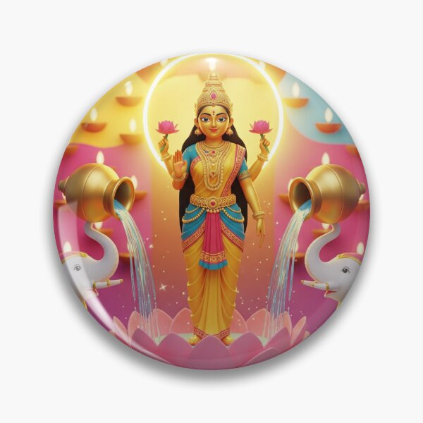Item preview, Diwali inspired image of goddess Lakshmi  designed and sold by sanyashr7.