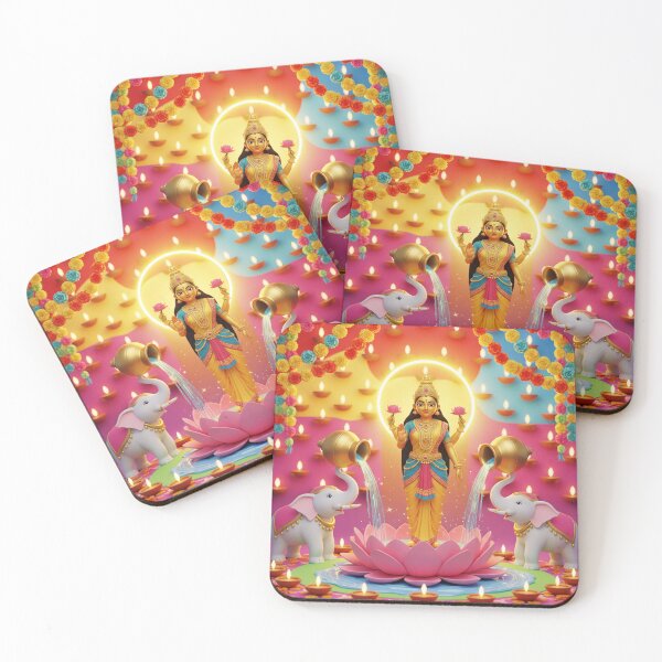 Item preview, Diwali inspired image of goddess Lakshmi  designed and sold by sanyashr7.