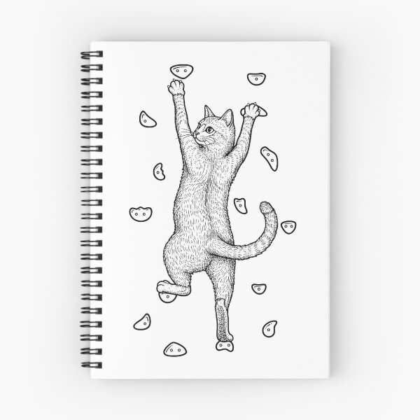 Item preview, Rock Climber Indoor Wall Climbing Cute Cat Funny Climbers designed and sold by GrandeDuc.