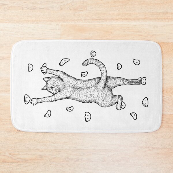Item preview, Rock Climber Indoor Wall Climbing Cute Cat Funny Climbers designed and sold by GrandeDuc.