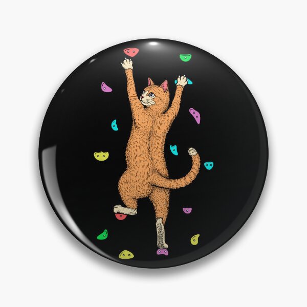 Item preview, Rock Climber Indoor Wall Climbing Cute Cat Funny Climbers designed and sold by GrandeDuc.