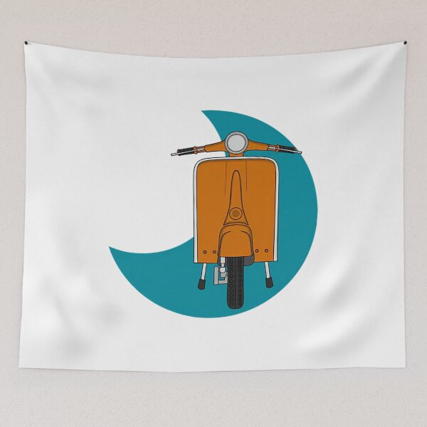 Item preview, Vespa On The Moon designed and sold by Kokank17Art.
