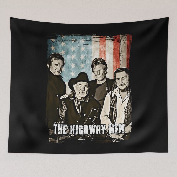 Item preview, Flag The Highwaymen Band 35 Years Anniversary designed and sold by kzxkppkknhr29.