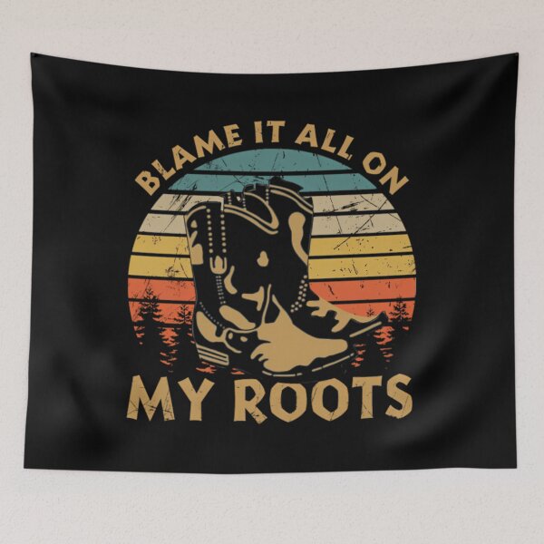 Item preview, Blame It All On My Old Roots designed and sold by ELLENLIVING.