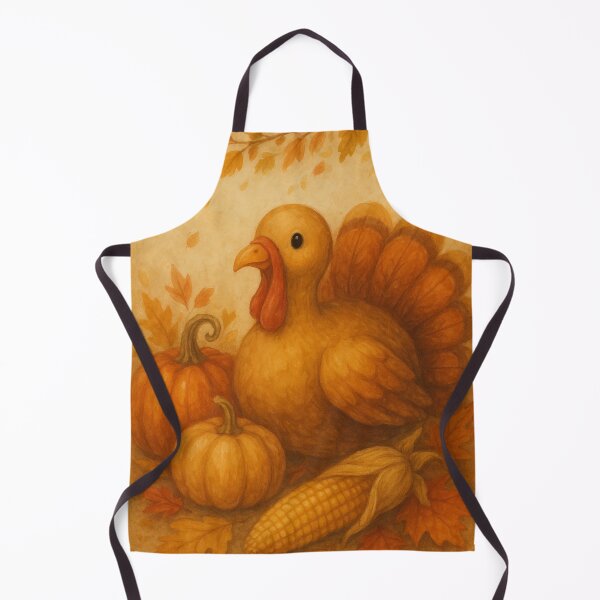Item preview, Turkey Harvest Friend | Cute Thanksgiving Wall Art | Family-Friendly Fall designed and sold by Retro Art Printings.