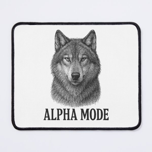 Item preview, Alpha Mode Wolf Illustration designed and sold by Toon-Ikon.