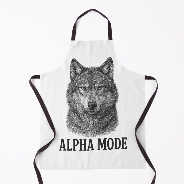 Item preview, Alpha Mode Wolf Illustration designed and sold by Toon-Ikon.