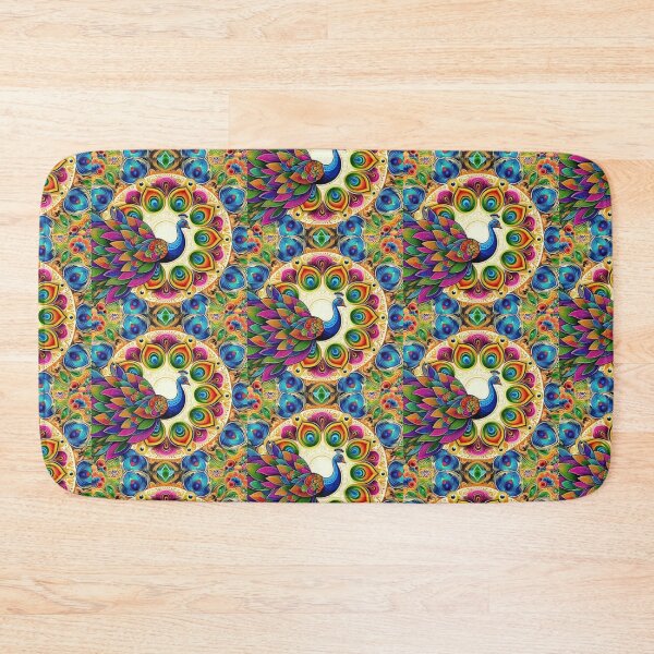 Item preview, Mandala Bright Peacock  designed and sold by Mywaymylife.