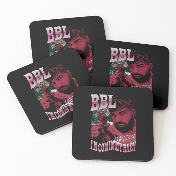 Item preview, Drake Drizzy BBL Meme Parody Red Aesthetic Bold Text designed and sold by jotaro201.