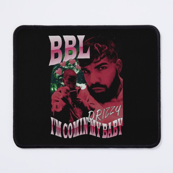 Item preview, Drake Drizzy BBL Meme Parody Red Aesthetic Bold Text designed and sold by jotaro201.