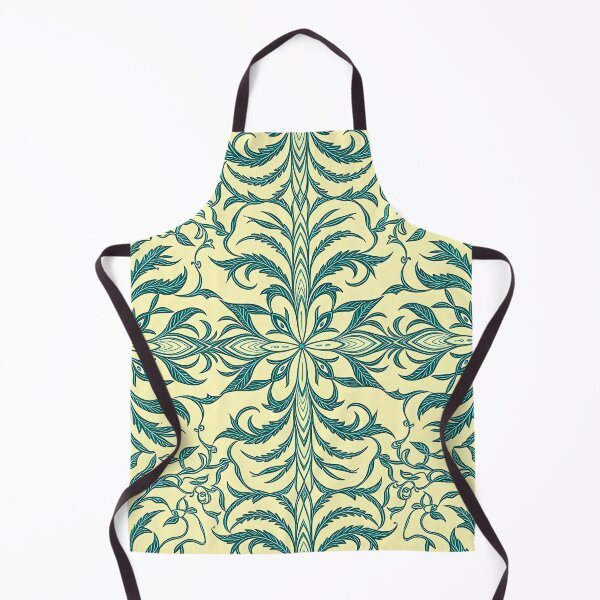 Item preview, Blue, Flowers & Leaves, Abstract Artistic Stylize, Symmetrical Repeated Texture Pattern (image size 8320x12480) designed and sold by Digital-Davinci.