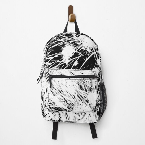 Item preview, Ornamental Grass Stalks Pattern - Overexposed contrast Black and white designed and sold by Dryft7.