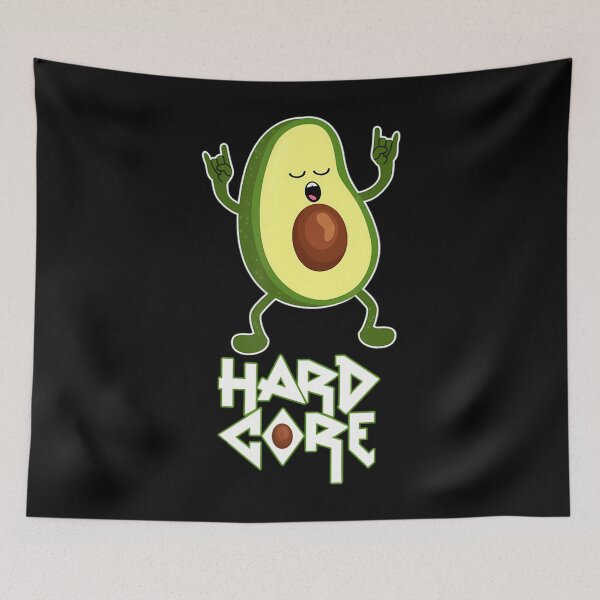 Item preview, Avocado Hard Core Pun Death Metal Vegan Festival Metalcore  designed and sold by svipwtdko12.
