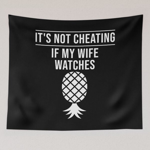 Item preview,  It's Not Cheating If My Wife Watches  designed and sold by svipwtdko12.