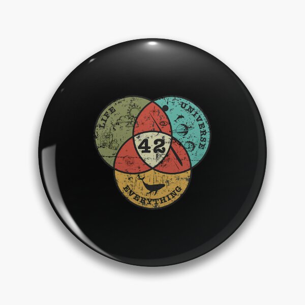 Item preview, Venn Diagram Life The Universe  Everything designed and sold by DAVISHUNT12.