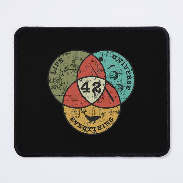 Item preview, Venn Diagram Life The Universe Everything designed and sold by DAVISHUNT12.