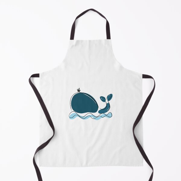 Item preview, Happy Minimalist Whale in the Ocean designed and sold by Sklines Art | Mrz Danelli.