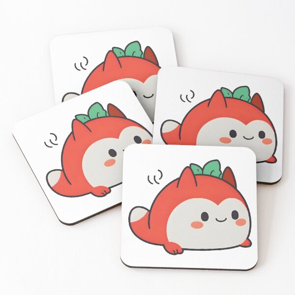 Item preview, Kawaii Red Vegetable Creature - Cute Anime-Style Character with Blushy Cheeks designed and sold by OsasChild.
