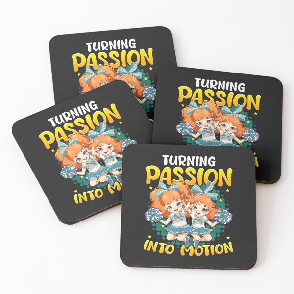 Item preview, Turning Passion Into Motion School Spirit Cheerleading  designed and sold by SchowalterWalla.
