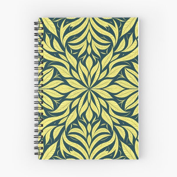 Item preview, Blue, Flowers & Leaves, Abstract Artistic Stylize, Symmetrical Repeated Texture Pattern (image size 8320x12480) designed and sold by Digital-Davinci.