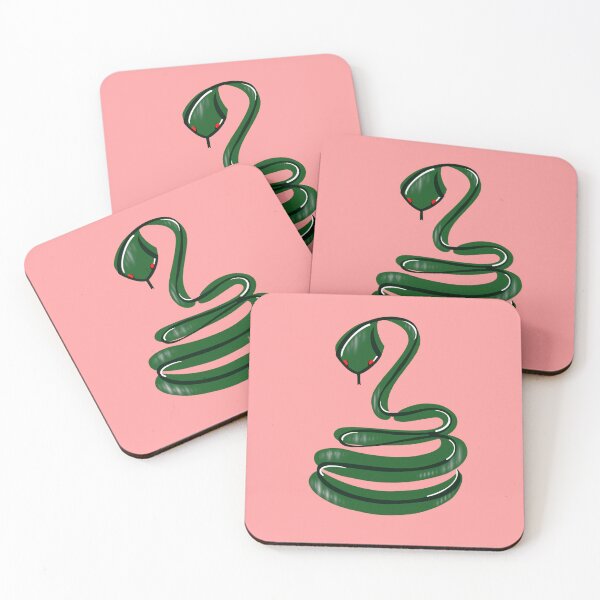 Item preview, Minimal Green Snake designed and sold by Sklines Art | Mrz Danelli.
