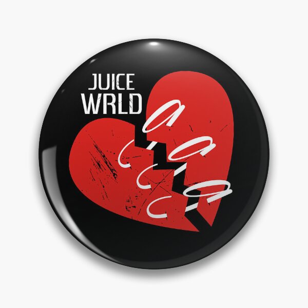 Artikelvorschau, Juice WRLD Gebrochenes Herz Red Halo Emo Rap Ästhetik entworfen und verkauft von dragonmaid269.